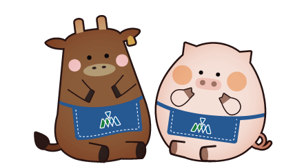 東京食肉市場協会 公式マスコットキャラクター ポージング2